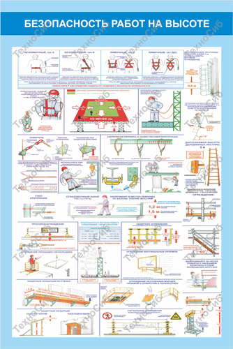 Стенд Безопасность работ на высоте