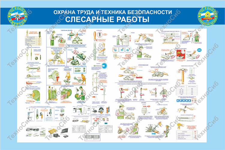 Стенд Слесарные работы